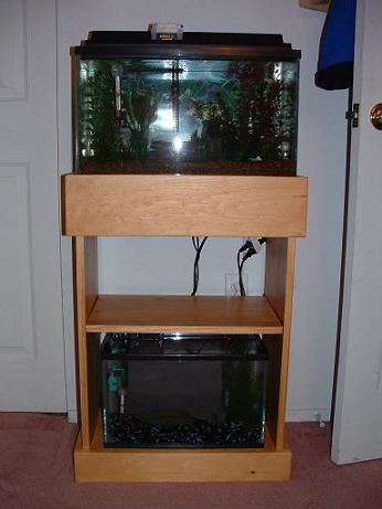 DIY 10 gallon  aquarium  stand  AquariaCentral com