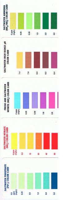 Api Test Kit Color Chart